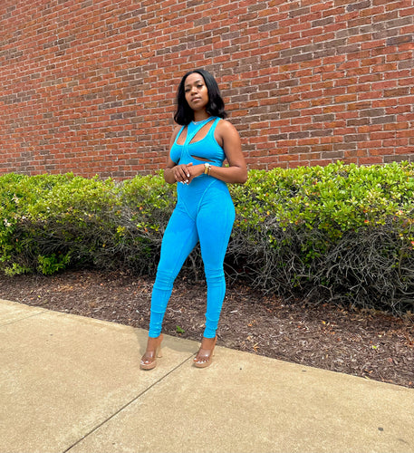 Brandi Jumpsuit ( Blue)